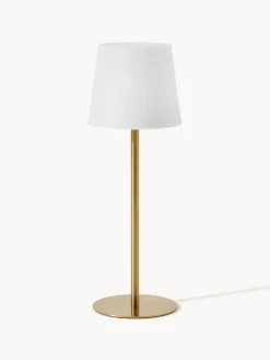 Lámparas De Mesa De Exterior|Lámparas De Techo>Westwing Collection Lámpara de mesa regulable con conexión USB Fausta Dorado, blanco