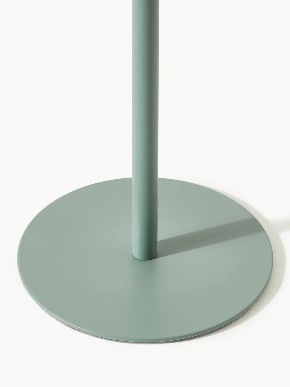 Lámparas De Mesa De Exterior|Lámparas De Techo>Westwing Collection Lámpara de mesa regulable con conexión USB Fausta Verde salvia, blanco