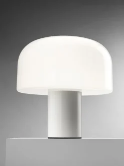 New Lámpara de mesa regulable de cristal opalino Bellhop Lámparas De Mesa|Lámparas De Techo