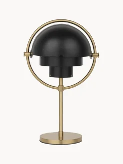 Lámparas De Mesa|Lámparas De Techo>GUBI Lámpara de mesa regulable y ajustable Multi-Lite, portátil Negro mate, dorado mate