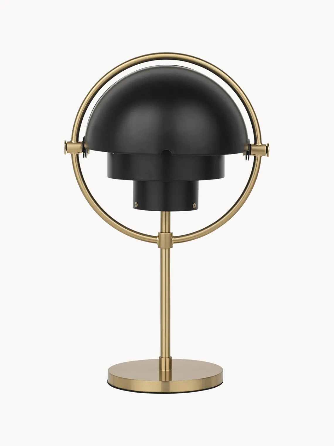 Lámparas De Mesa|Lámparas De Techo>GUBI Lámpara de mesa regulable y ajustable Multi-Lite, portátil Negro mate, dorado mate