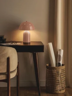 Lámparas De Mesa|Lámparas De Techo>Westwing Collection Lámpara de mesa retro Walter Melocotón brillante