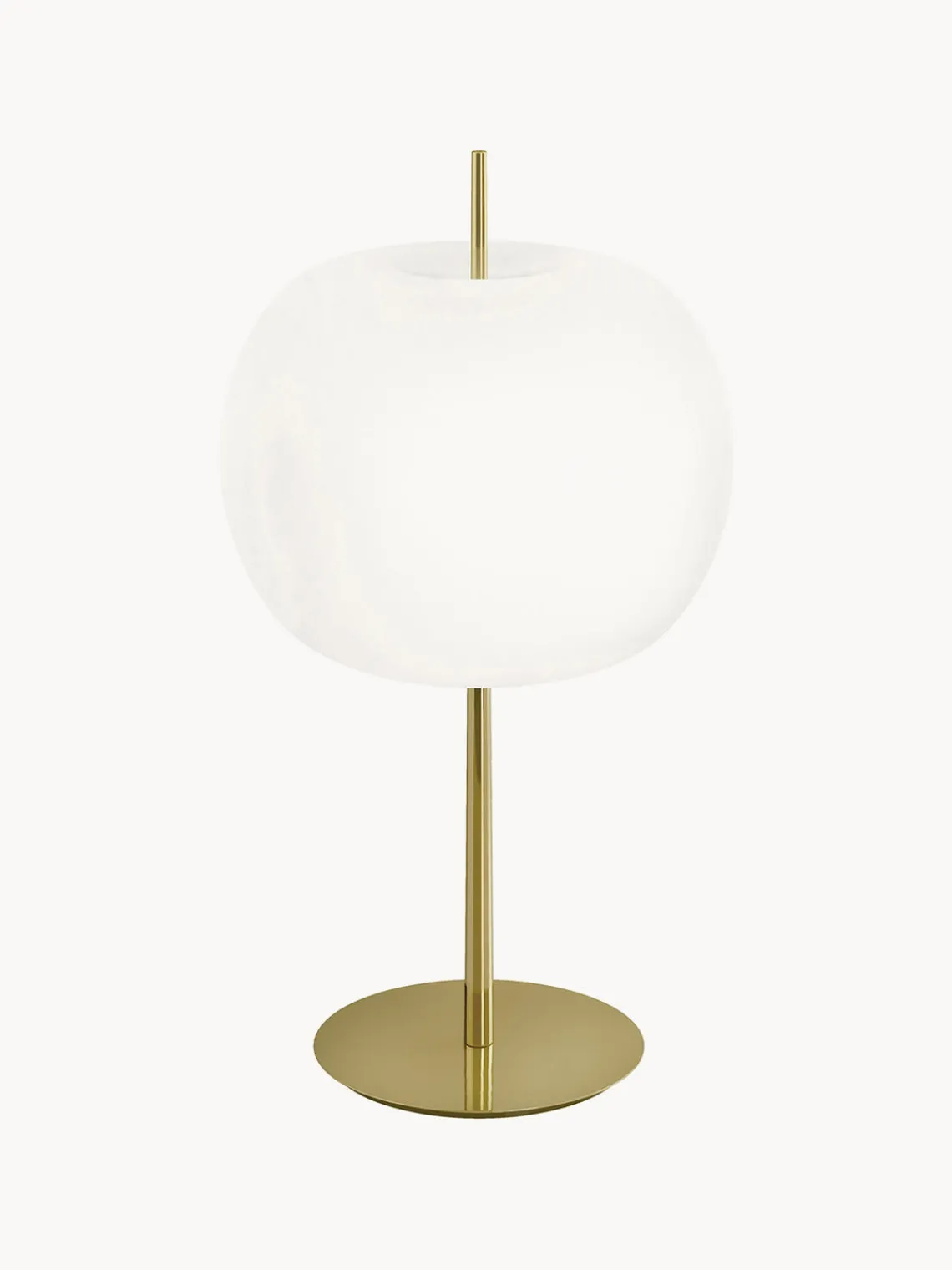 Lámparas De Mesa|Lámparas De Techo>kdln Lámpara de mesa soplada artesanalmente regulable Kushi Dorado