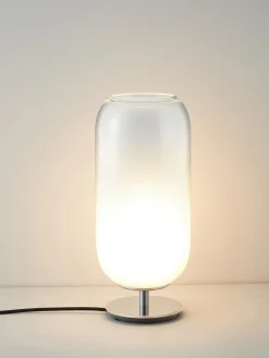 Lámparas De Mesa|Lámparas De Techo>Artemide Lámpara de mesa soplada artesanalmente Gople, tamaños diferentes Blanco, plateado