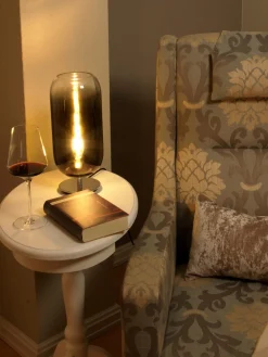 Lámparas De Mesa|Lámparas De Techo>Artemide Lámpara de mesa soplada artesanalmente Gople, tamaños diferentes Marrón, plateado