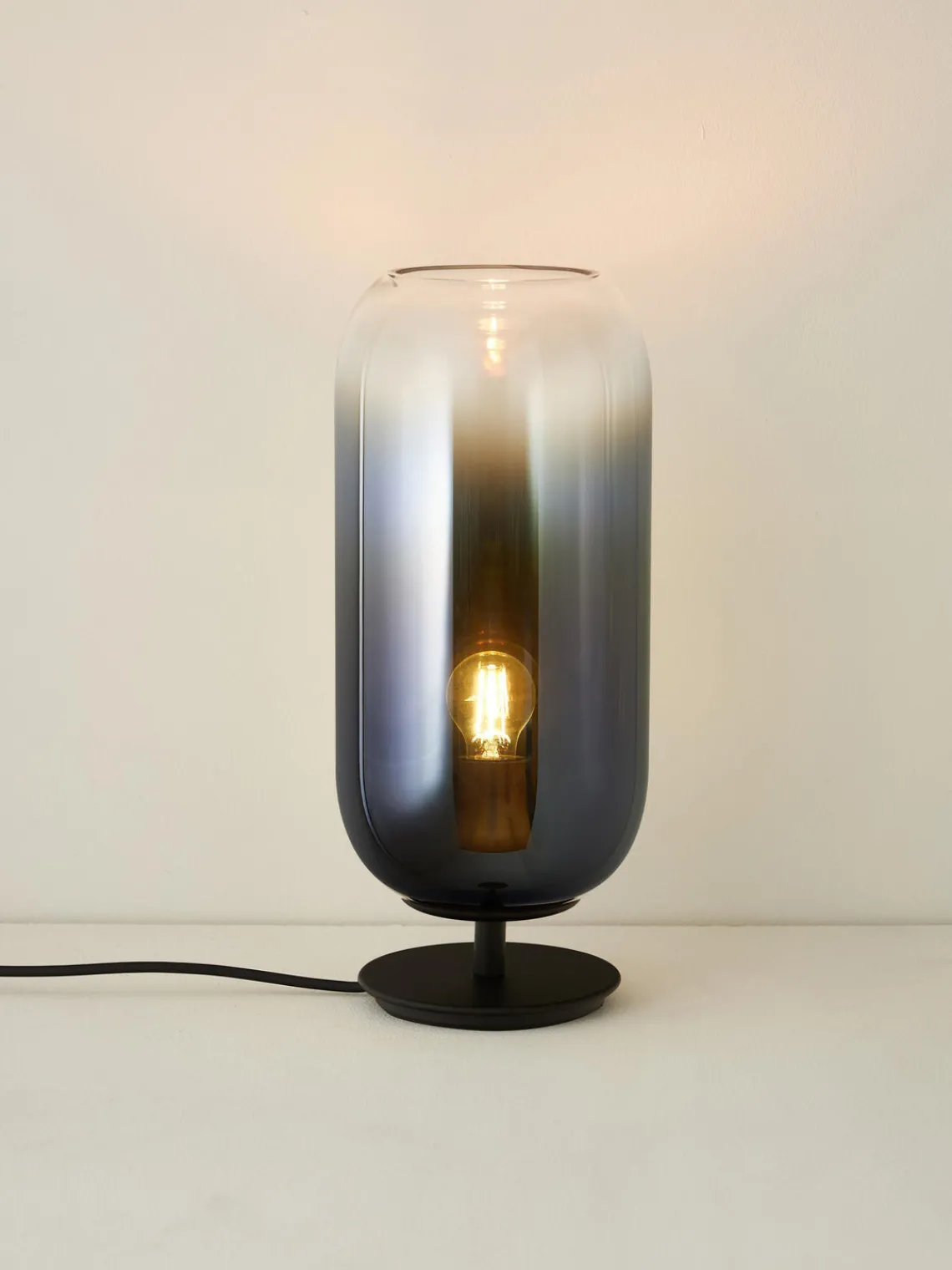 Lámparas De Mesa|Lámparas De Techo>Artemide Lámpara de mesa soplada artesanalmente Gople, tamaños diferentes Azul oscuro, negro