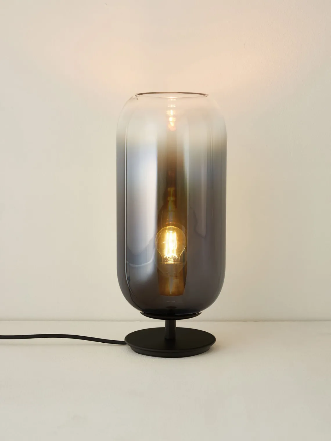 Lámparas De Mesa|Lámparas De Techo>Artemide Lámpara de mesa soplada artesanalmente Gople, tamaños diferentes Azul oscuro, plateado