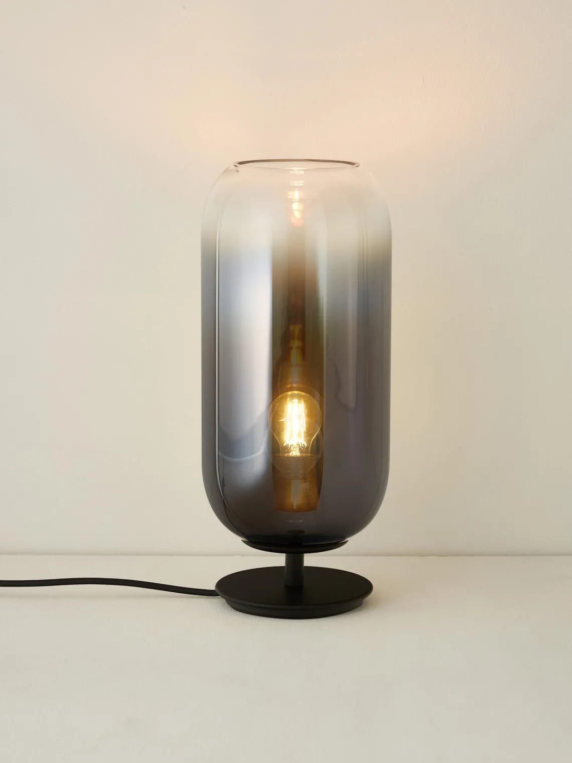 Lámparas De Mesa|Lámparas De Techo>Artemide Lámpara de mesa soplada artesanalmente Gople, tamaños diferentes Azul oscuro, plateado