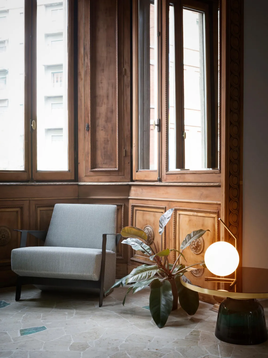 Lámparas De Mesa|Lámparas De Techo>Flos Lámpara de mesa soplada regulable IC Lights Dorado mate