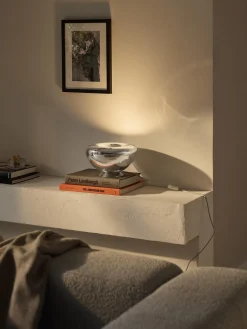 Lámparas De Mesa|Lámparas De Techo>Westwing Collection Lámpara de mesa Zale Cromo