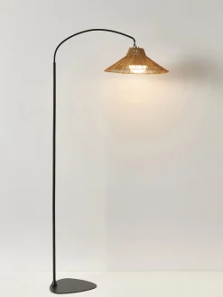 Lámparas De Pie Para Exterior|Lámparas De Techo>NewGarden Lámpara de pie artesanal regulable LED Niza, con mando a distancia