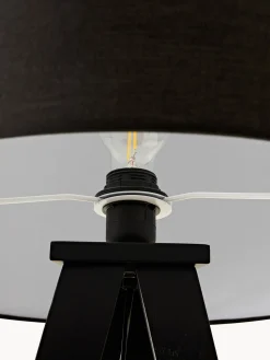 Lámpara de pie con pantalla de madera maciza Jake Lámparas De Pie|Lámparas De Techo