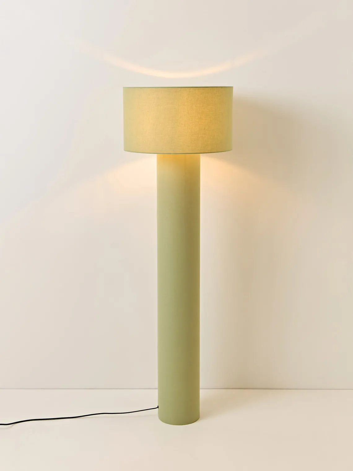 Hot Lámpara de pie de lino Ron Lámparas De Pie|Lámparas De Techo