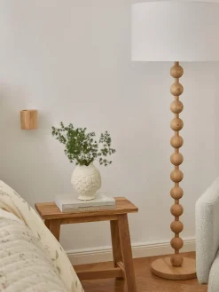 Discount Lámpara de pie de madera Shona Lámparas De Pie|Lámparas De Techo