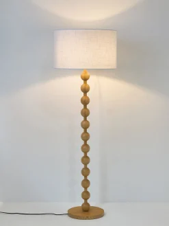 Discount Lámpara de pie de madera Shona Lámparas De Pie|Lámparas De Techo