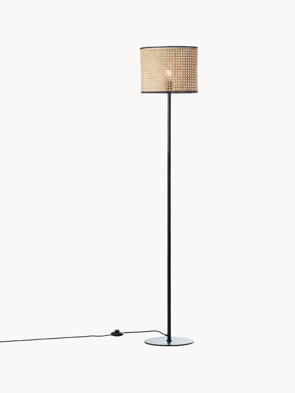 Best Lámpara de pie de ratán Wiley Lámparas De Pie|Lámparas De Techo