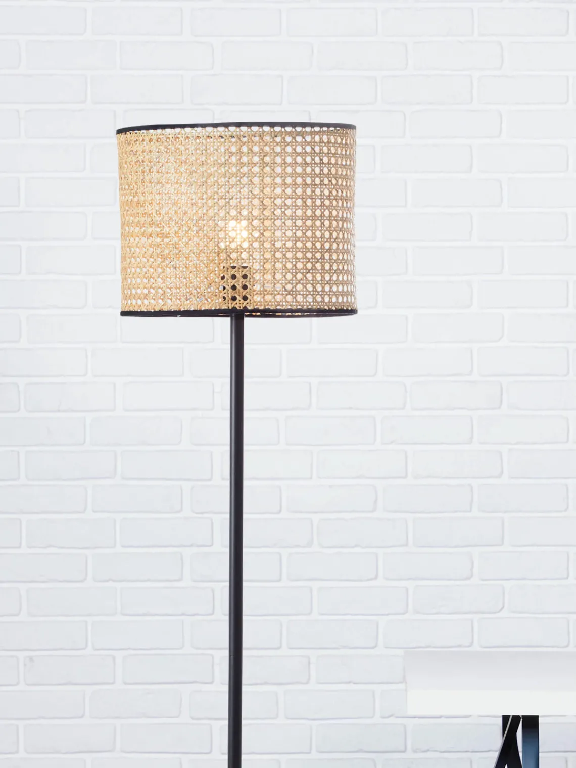 Best Lámpara de pie de ratán Wiley Lámparas De Pie|Lámparas De Techo