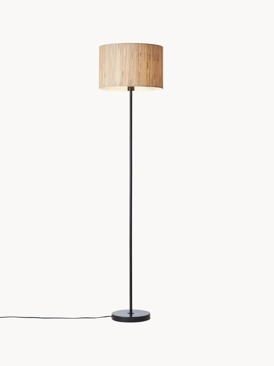 Outlet Lámpara de pie de seegras Wimea Lámparas De Pie|Lámparas De Techo