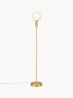 Lámparas De Pie|Lámparas De Techo>Markslöjd Lámpara de pie de vidrio opalino Minna