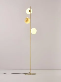 Lámparas De Pie|Lámparas De Techo></noscript>Westwing Collection Lámpara de pie de vidrio opalino Josie