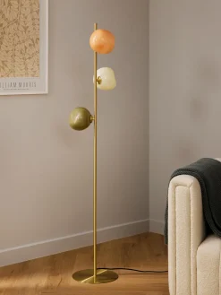 Lámparas De Pie|Lámparas De Techo></noscript>Westwing Collection Lámpara de pie de vidrio opalino Josie