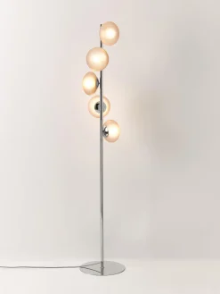 Lámparas De Pie|Lámparas De Techo></noscript>Westwing Collection Lámpara de pie de vidrio opalino Rosia