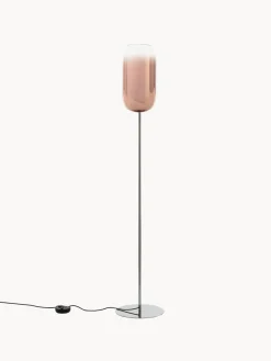 Lámparas De Pie|Lámparas De Techo>Artemide Lámpara de pie de vidrio soplado artesanalmente Gople Cobre, plateado