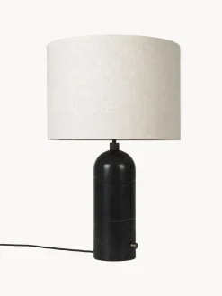 Lámparas De Mesa|Lámparas De Techo>GUBI Lámpara de pie grande regulable con base de mármol Gravity, tamaños diferentes Beige claro, negro veteado