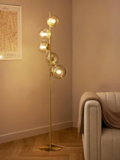 Outlet Lámpara de pie industrial Casey Lámparas De Pie|Lámparas De Techo