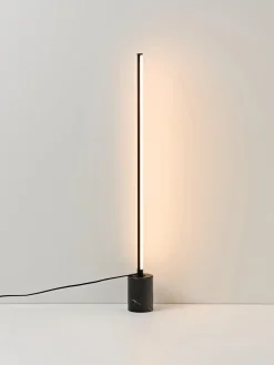 New Lámpara de pie LED con base de mármol Shelby Lámparas De Pie|Lámparas De Pie