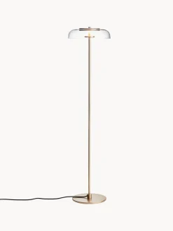 Hot Lámpara de pie LED pequeña soplada regulable Blossi, portátil Lámparas De Pie|Lámparas De Techo