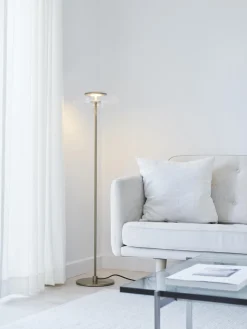 Hot Lámpara de pie LED pequeña soplada regulable Blossi, portátil Lámparas De Pie|Lámparas De Techo