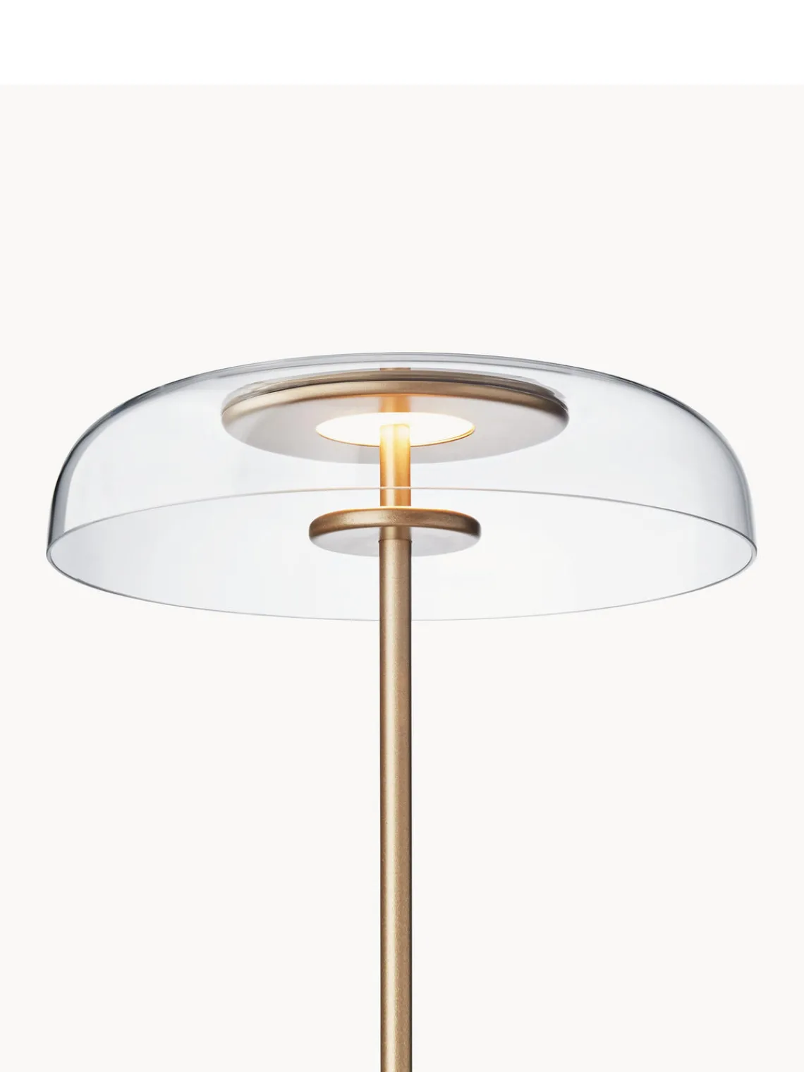 Hot Lámpara de pie LED pequeña soplada regulable Blossi, portátil Lámparas De Pie|Lámparas De Techo