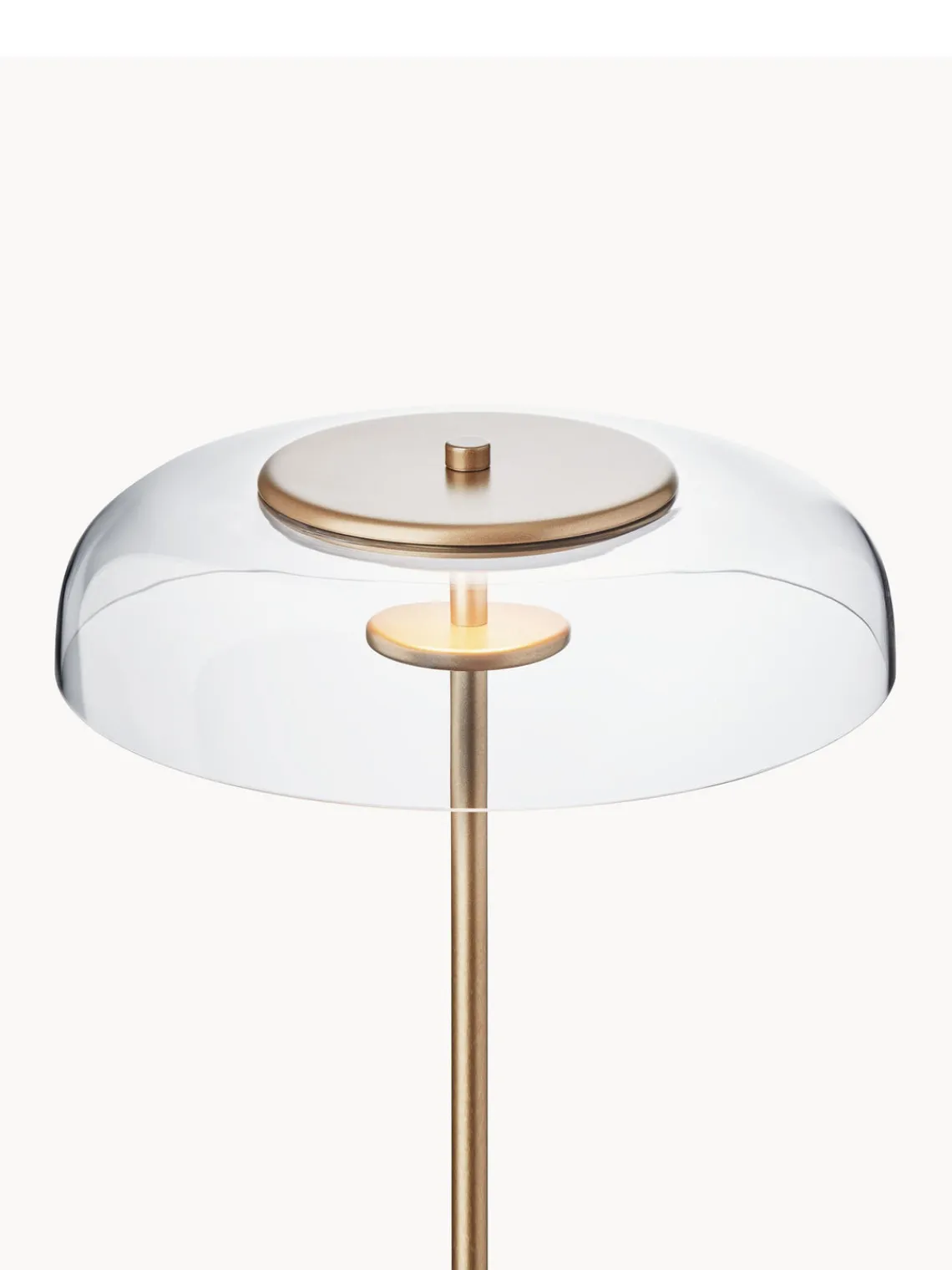 Hot Lámpara de pie LED pequeña soplada regulable Blossi, portátil Lámparas De Pie|Lámparas De Techo