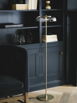 Hot Lámpara de pie LED pequeña soplada regulable Blossi, portátil Lámparas De Pie|Lámparas De Techo