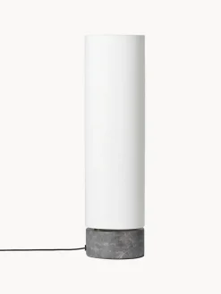 Lámparas De Pie|Lámparas De Techo>GUBI Lámpara de pie LED regulable con base de mármol Unbound, tamaños diferentes Mármol gris oscuro y blanco