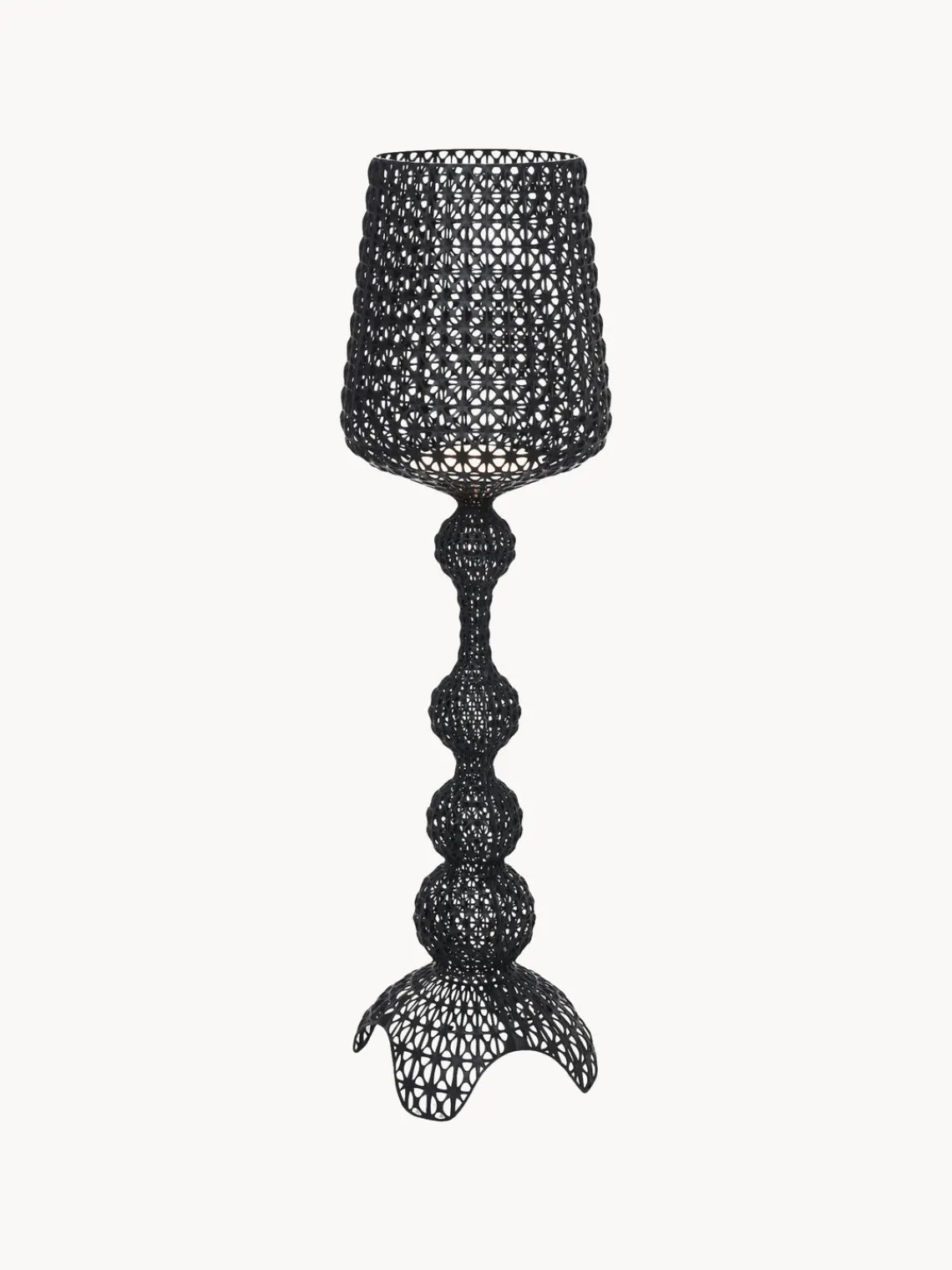 Lámparas De Pie|Lámparas De Techo>Kartell Lámpara de pie LED regulable Kabuki Negro