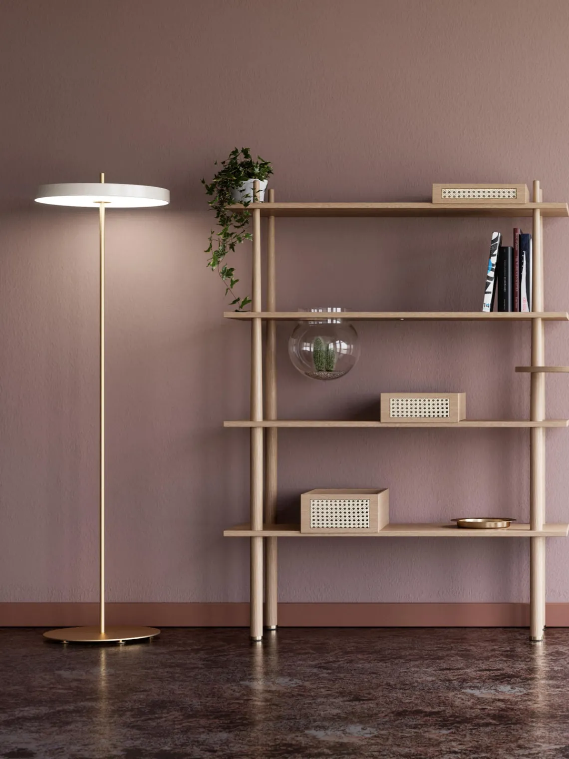 Hot Lámpara de pie LED regulable Asteria Lámparas De Pie|Lámparas De Techo