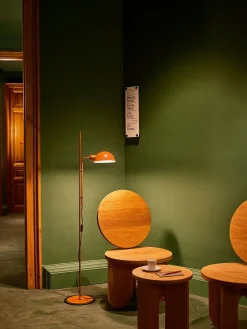 New Lámpara de pie pequeña con pantalla ajustable Funiculí Lámparas De Pie|Lámparas De Techo