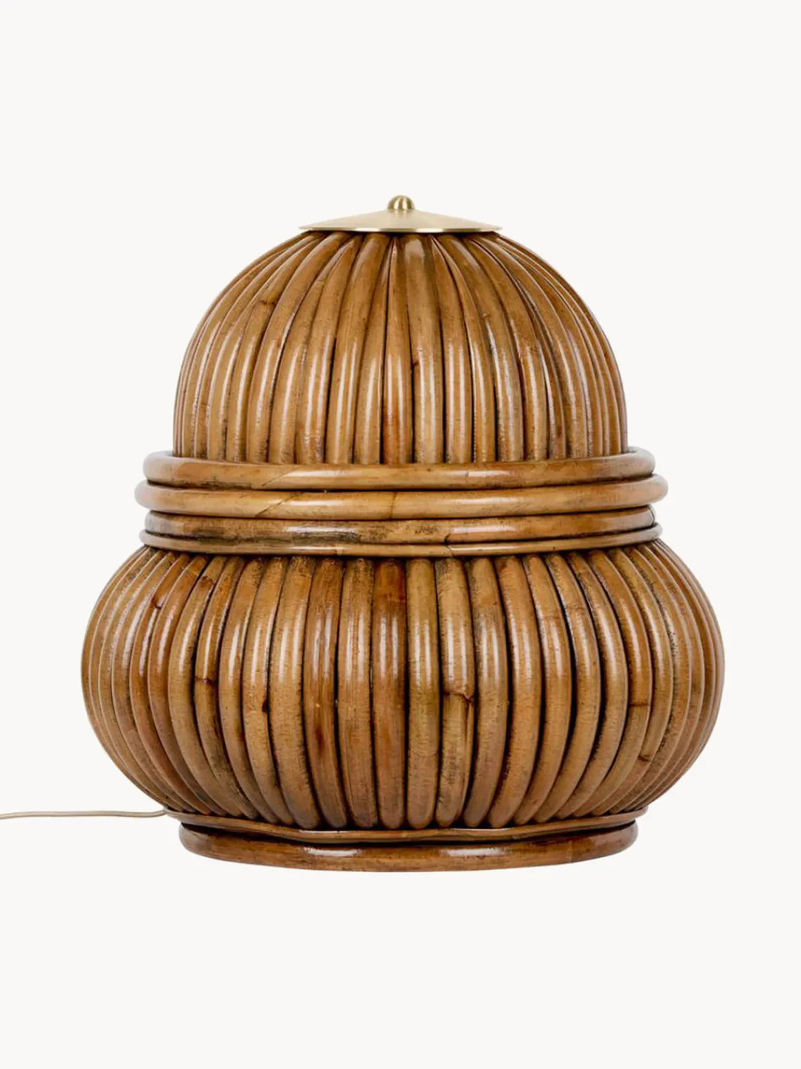 Lámparas De Pie|Lámparas De Techo>GUBI Lámpara de pie pequeña de ratán Bohemian