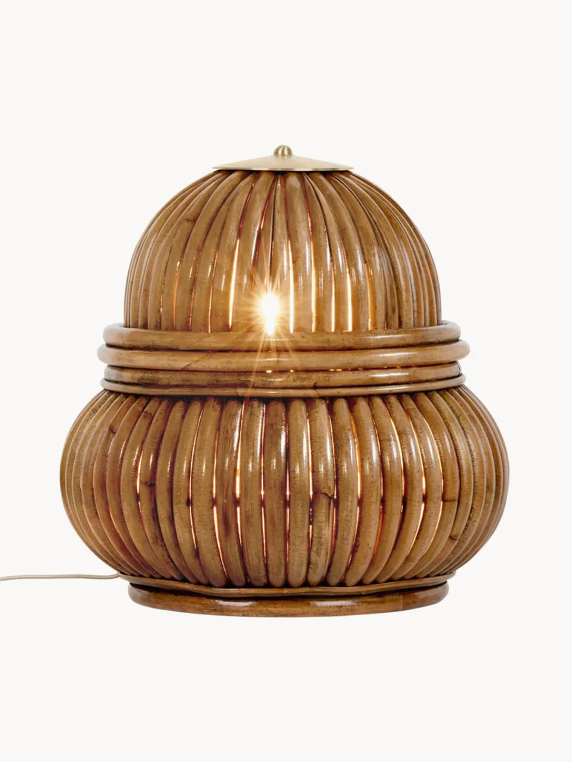 Lámparas De Pie|Lámparas De Techo>GUBI Lámpara de pie pequeña de ratán Bohemian