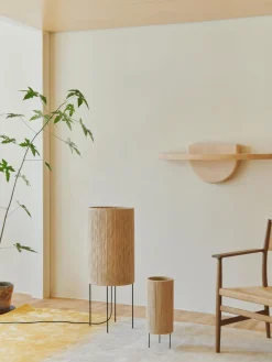 Lámparas De Pie|Lámparas De Techo>Made By Hand Lámpara de pie pequeña de yute RO