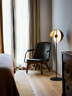 Lámparas De Pie|Lámparas De Techo>Marset Lámpara de pie pequeña LED regulable Theia Gris antracita, blanco