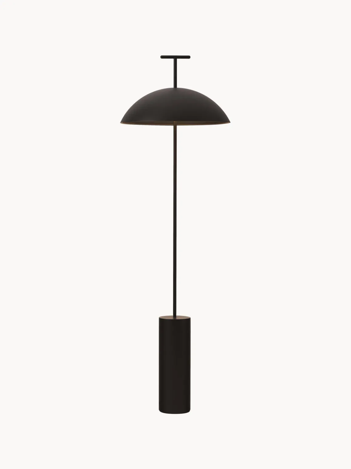 Lámparas De Techo|Lámparas De Pie>Kartell Lámpara de pie pequeña regulable de diseño Geen-a Negro