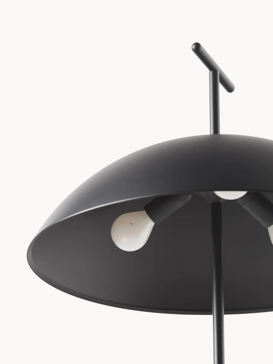 Lámparas De Techo|Lámparas De Pie>Kartell Lámpara de pie pequeña regulable de diseño Geen-a Negro