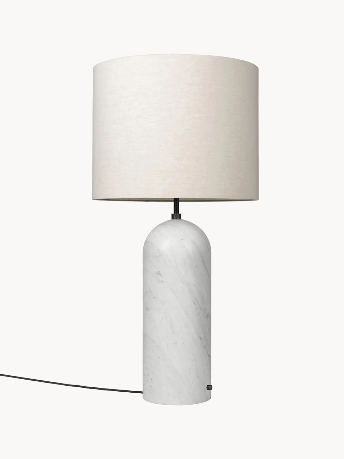 Lámparas De Pie|Lámparas De Techo>GUBI Lámpara de pie regulable con base de mármol Gravity, 120 cm Beige claro, blanco veteado