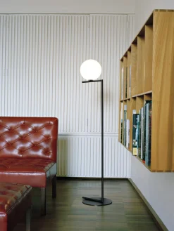 Lámparas De Pie|Lámparas De Techo>Flos Lámpara de pie soplada regulable IC Lights Negro mate, blanco