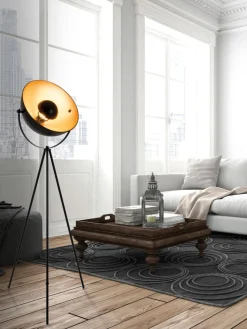 Outlet Lámpara de pie tripode Bernice Lámparas De Pie|Lámparas De Techo