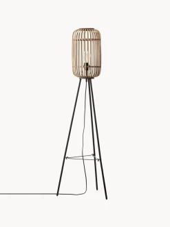 Sale Lámpara de pie tripode boho pequeña Woodrow Lámparas De Pie|Lámparas De Techo