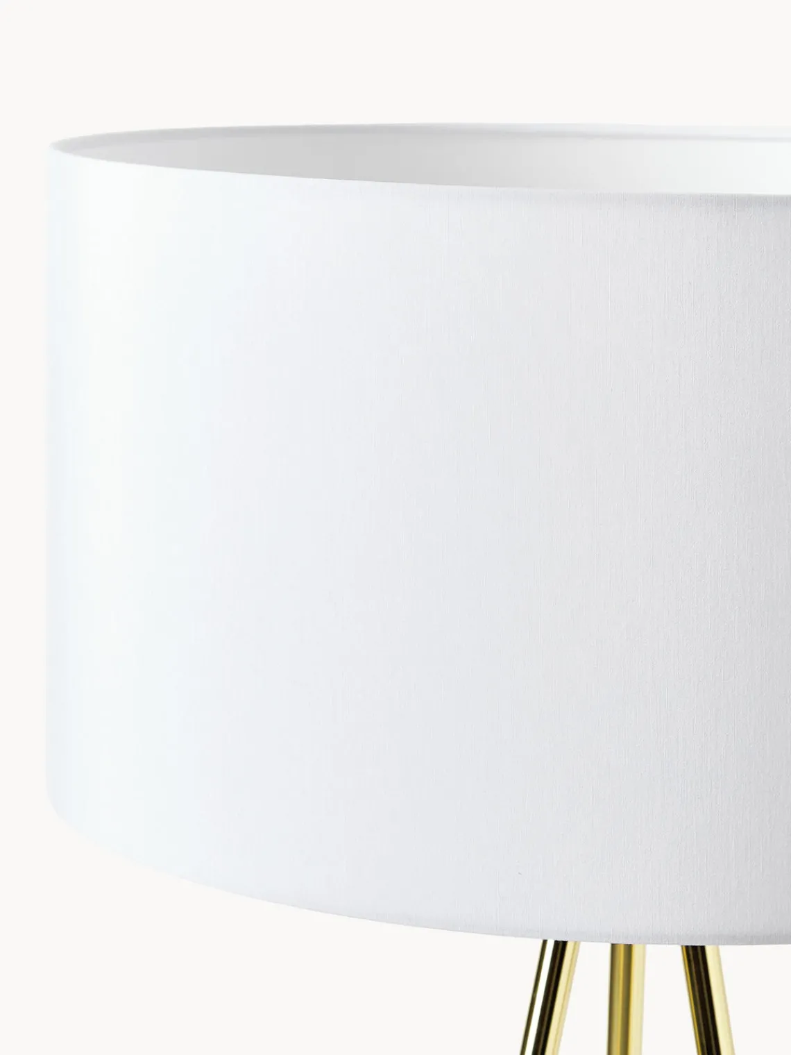 Lámparas De Pie|Lámparas De Techo>Westwing Collection Lámpara de pie trípode Cella Blanco, dorado